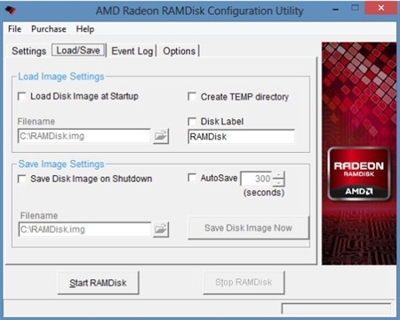 AMD Radeon RAMDisk内存虚拟硬盘软件4.4.0 RC32版