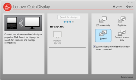 Lenovo联想QuickDisplay软件2.0.0.53版For Win8.1-32/Win8.1-64