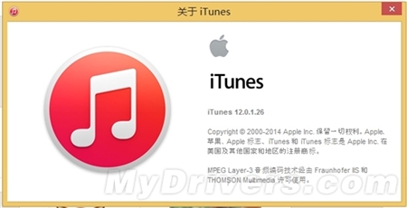 Apple苹果iTunes 12.0.1.26版For Win64