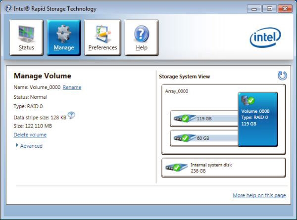 Intel rapid storage technology обзор