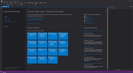 Microsoft微软Visual Studio 2013 Update 5 CTP3社区技术预览版